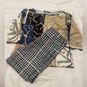 J. McLaughlin top & bottom set little girls size 4